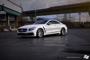 Mercedes-AMG S63 Coupe Black Bison by Wald and SR Auto Group 2016 года